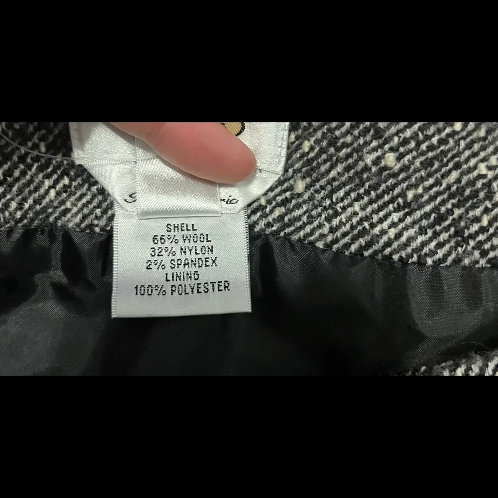 Talbots vintage black wool skirt size 12 - Image 5