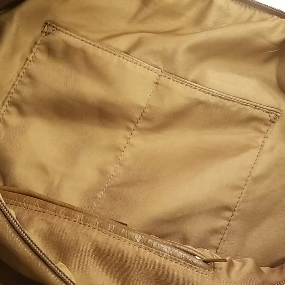 💕MONSERAT DE LUCCA by ANTHROPOLOGIE💕Slouchy Hobo Bag Faux Leather Brown - Image 7