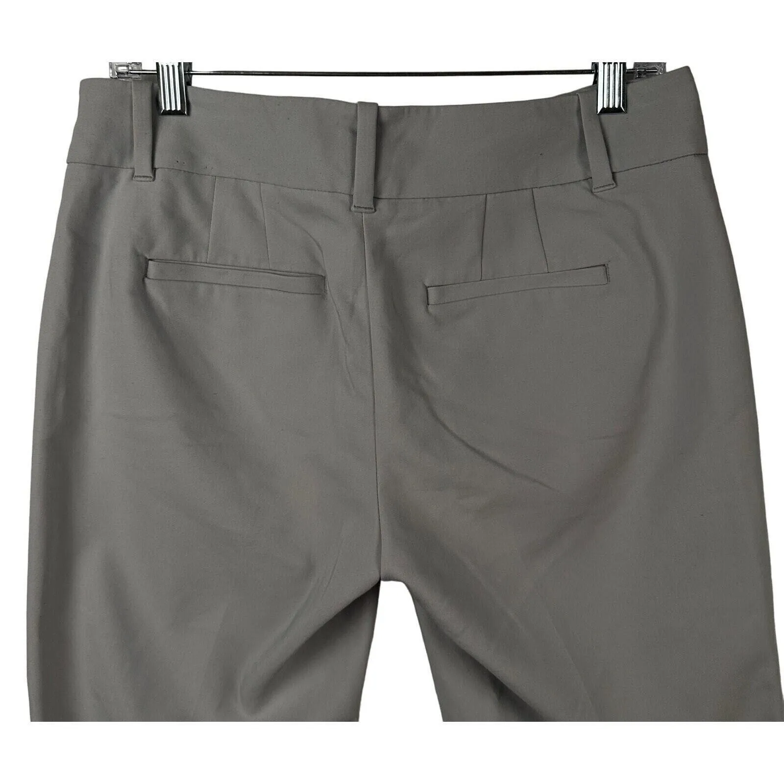 White House Black Market Pants Size 4 Women's Gray‎ Soft Slim Fit Ankle Stretch - Image 4