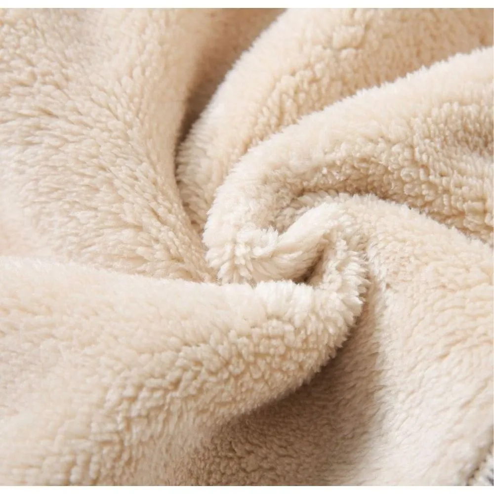 NEW Thermal Fleece Jogger Sherpa Lined Athletic Sweatpants 2X Pink - Image 4