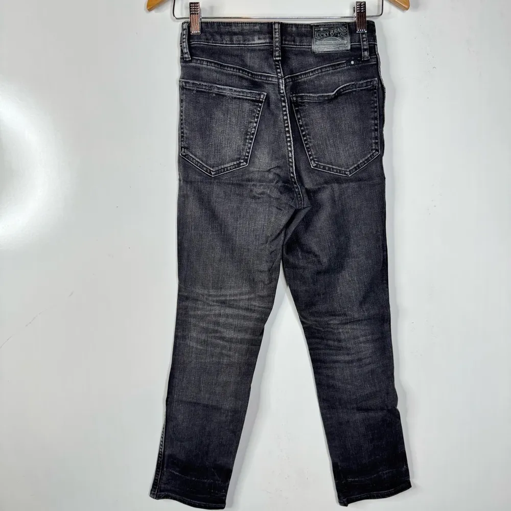 Lucky Brand‎ The High-Rise Tomboy Jeans in Washed Black Size 00/24 - Image 2