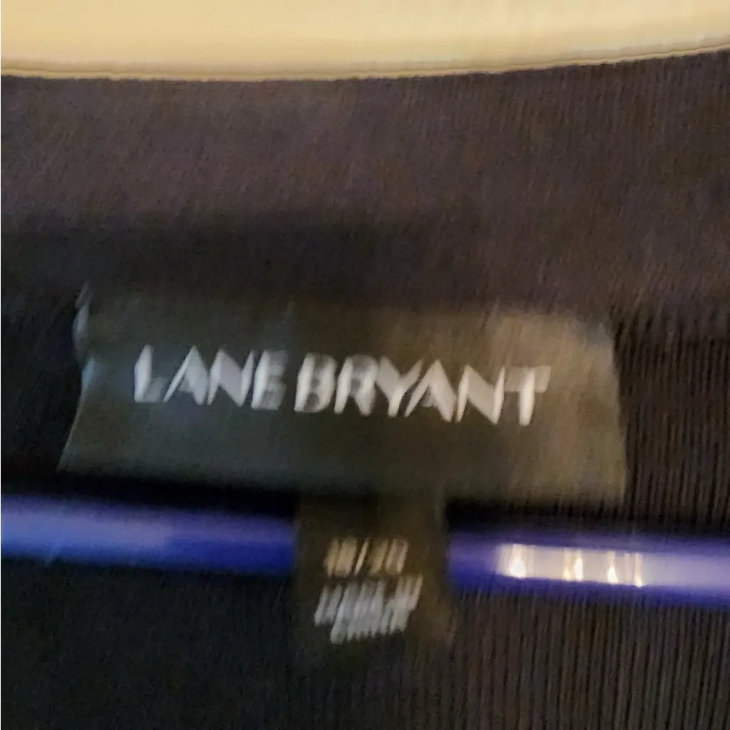 Lane Bryant black zip up sweater jacket size 18/20 - Image 4