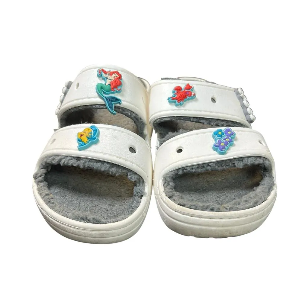 Crocs Baya Platform Sandal Unisex Women's 9 Men's 7 White Gray Slides - Image 2