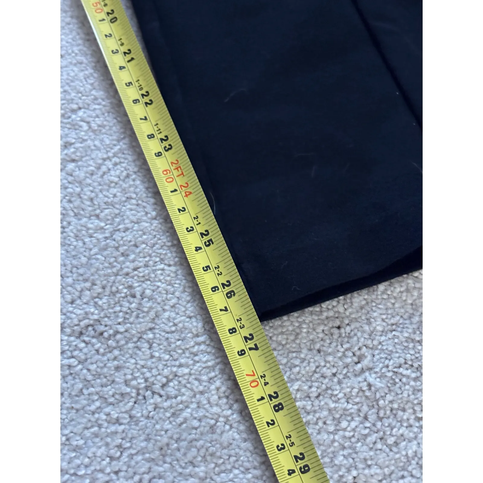 Premise Womens Black High Waisted Sailor Button Flare Leg Pants Size S - Image 7