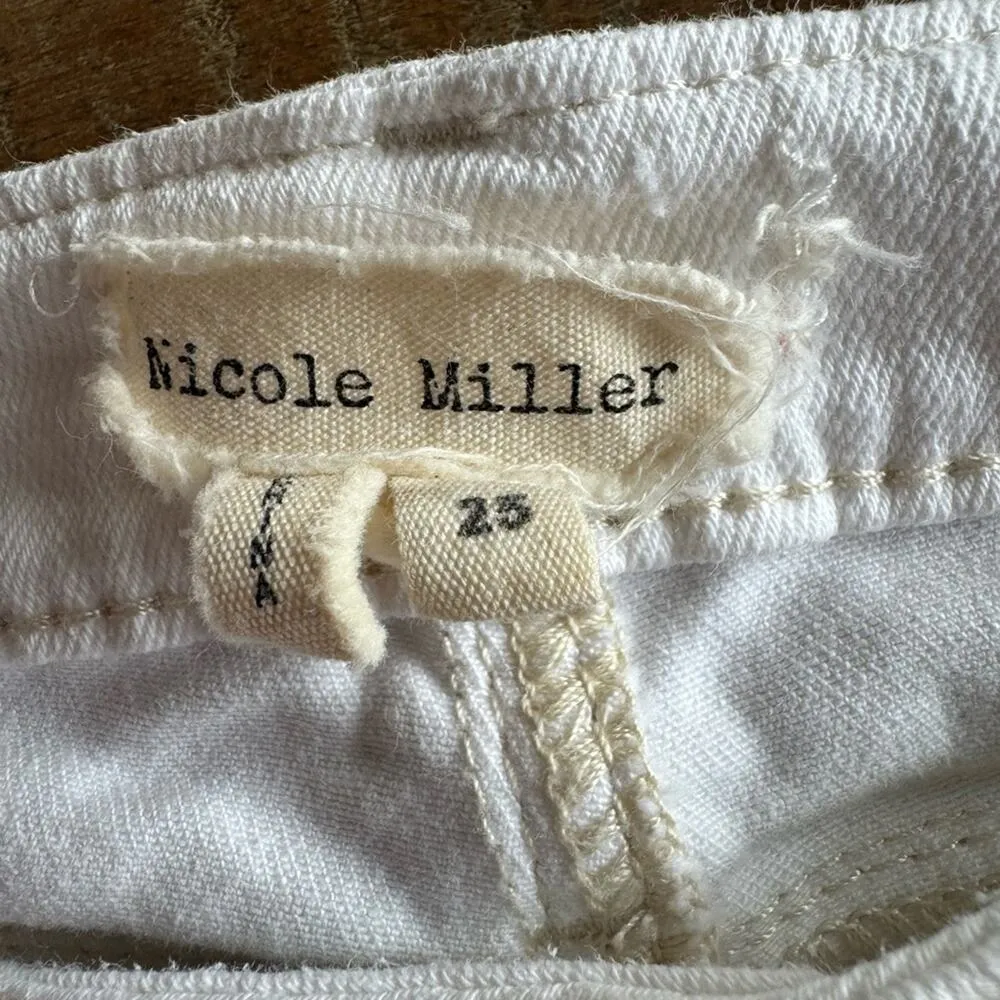 Nicole Miller Miss Me Skinny White Dreams Jeans - Image 5