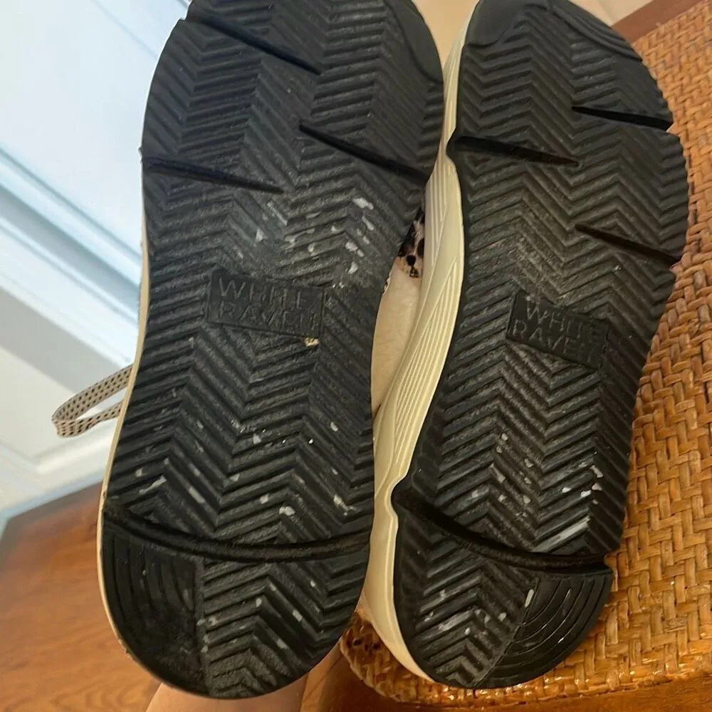 White Raven Loyal leopard print platform sneaker 6 Orange - Image 7