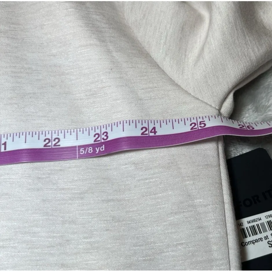 90 Degree by Reflex Scuba Divergent 1/2 Zip Womens Size Large‎ Tan Pocket NWT - Image 13