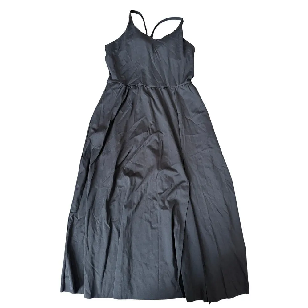 Halara Everyday Midi Soft Sleek Airy Stretch Breathable Casual Dress Black M - Image 5