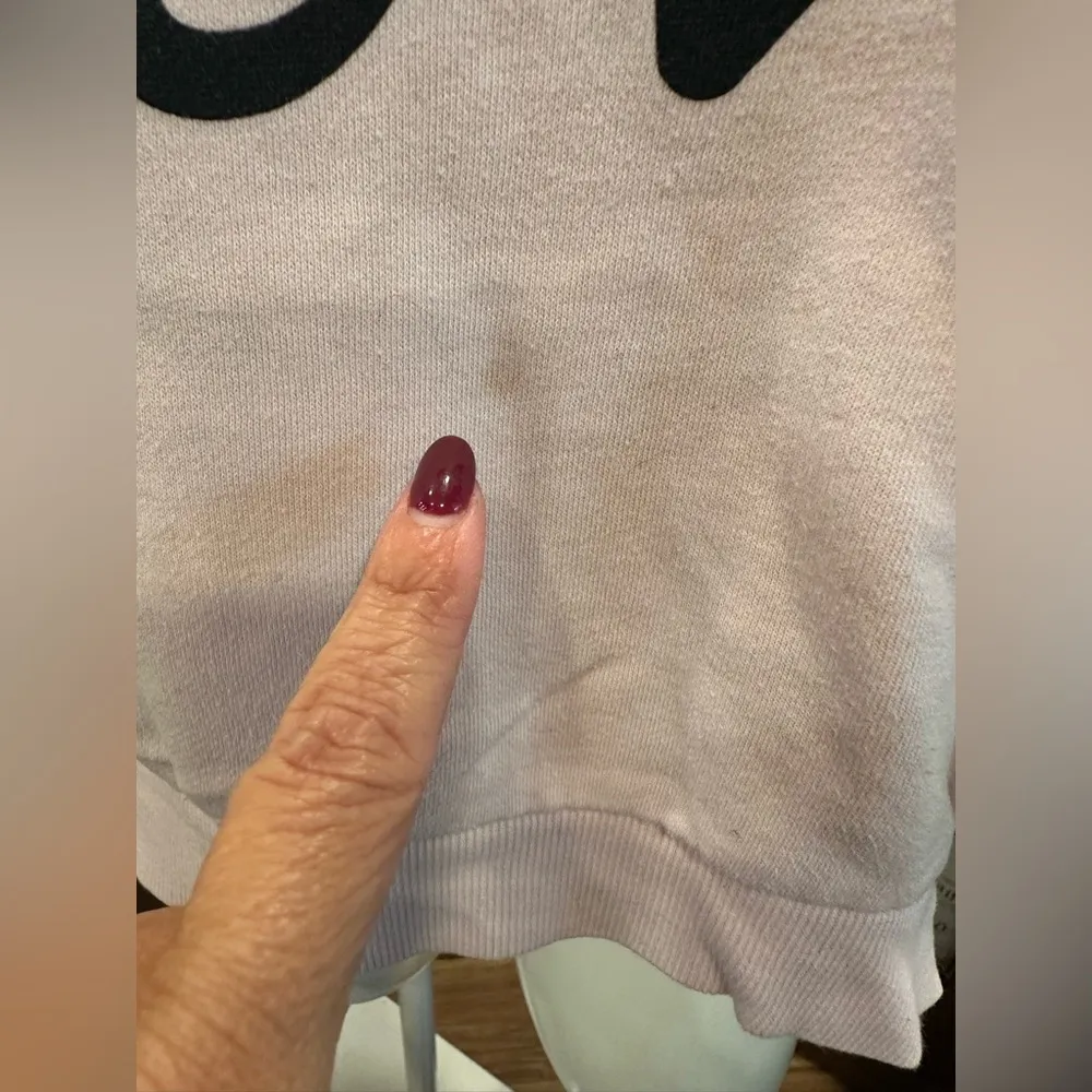 Divided Pink 'Fall in Love' Sweatshirt with side zippers - Image 9