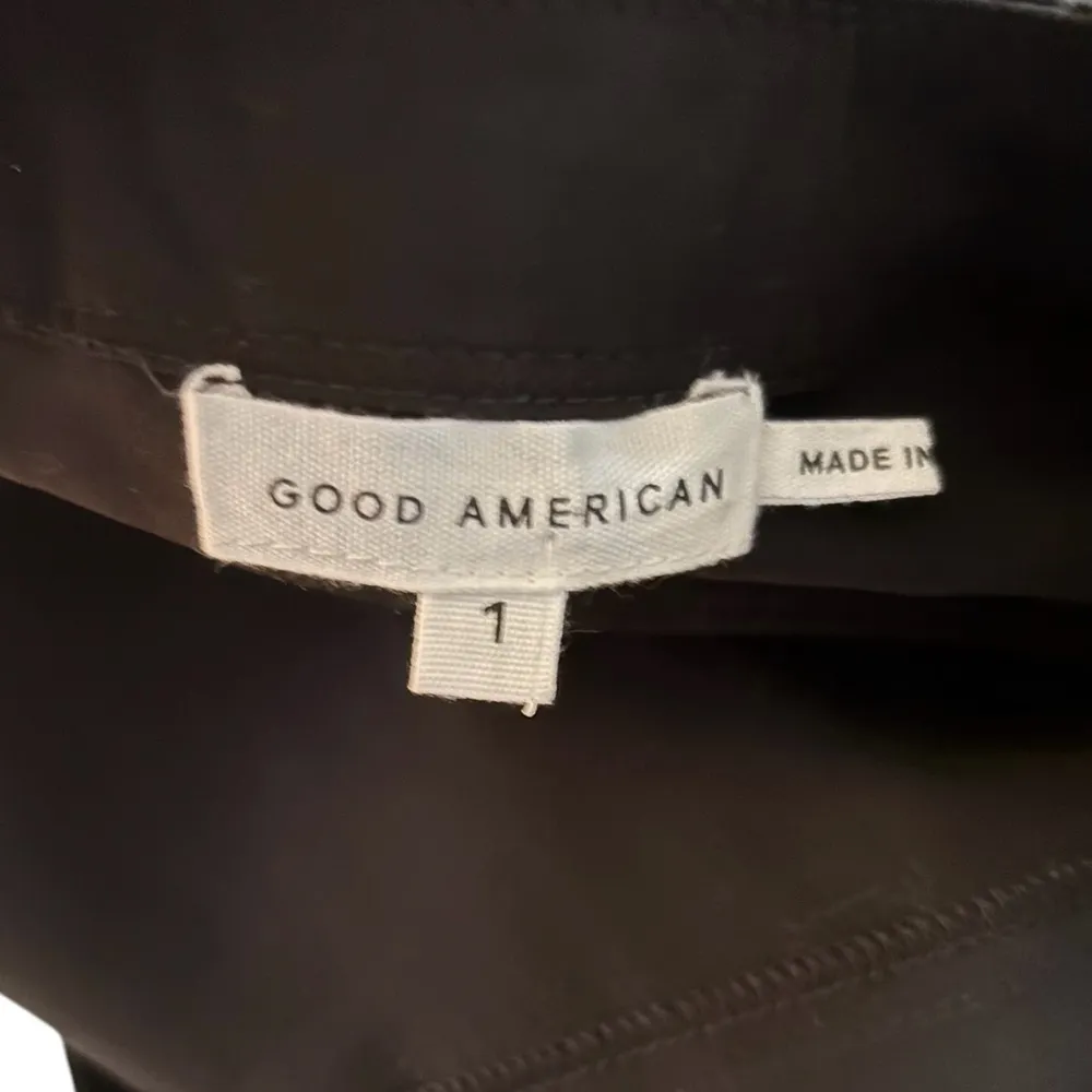 Utility Wrap Bodysuit Black Sz 1/S Long Sleeve Pockets Stretch - Image 7