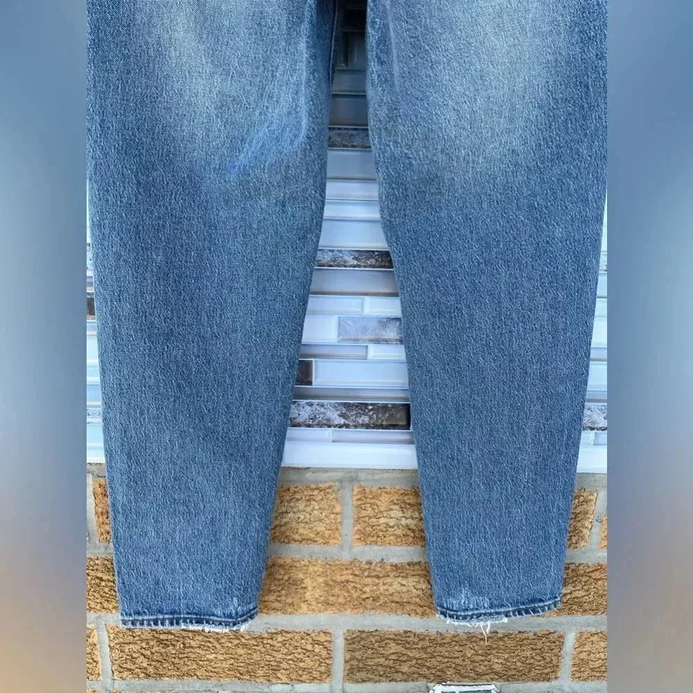 ABRAND ABRAND '94 High Slim Distressed Jeans 30 Blue - Image 10
