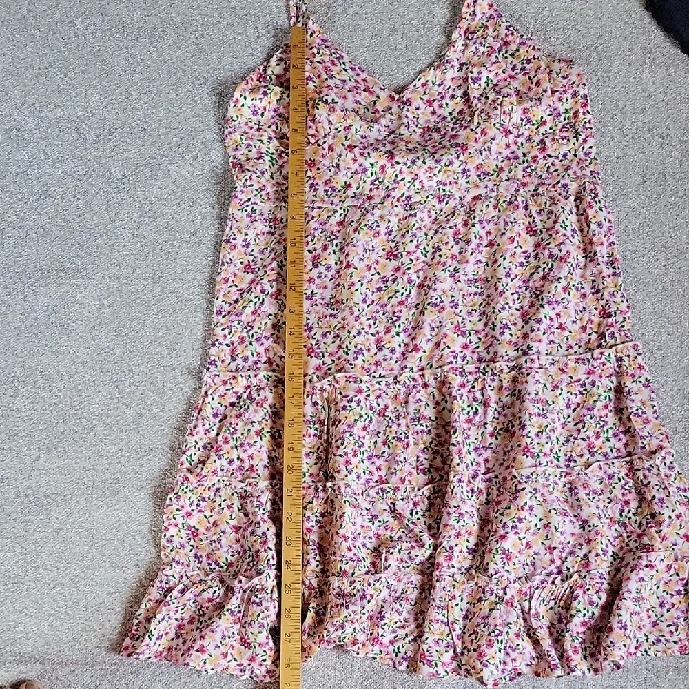Just Polly Floral Spaghetti Strap Dress Size XL - Image 5