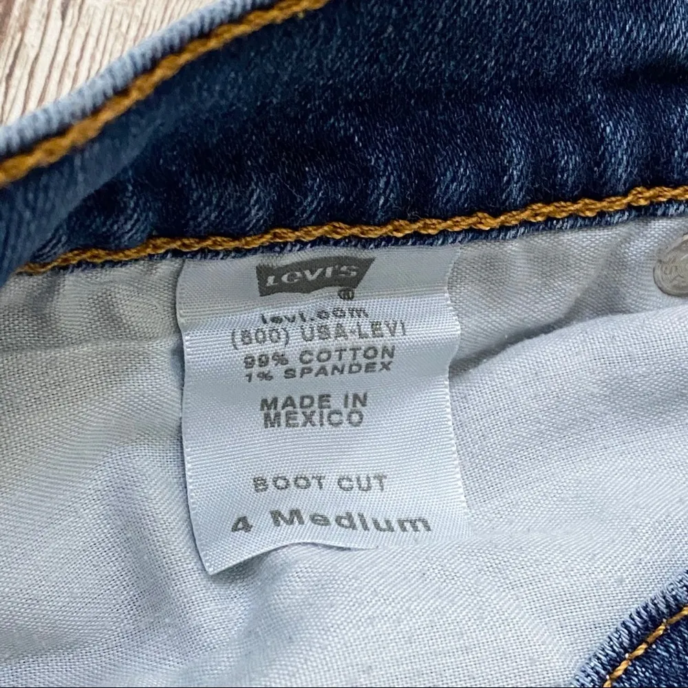 Levi’s 515 Custom Distressed Cutoff Denim Shorts 4 - Image 15