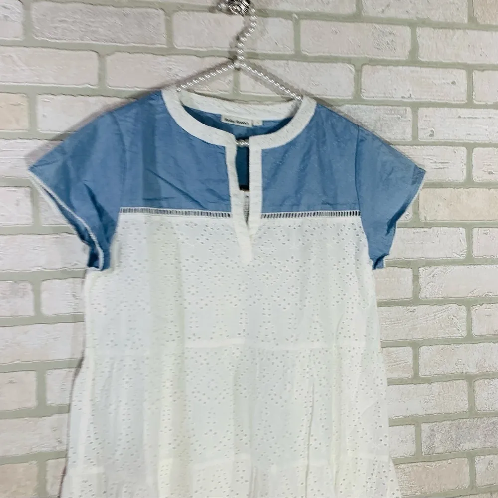 Roller Rabbit NWT Pamela Aster Eyelet Shift Dress Size M - Image 7