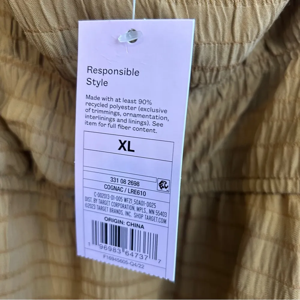 NWT Wild Fable Cognac Ruffle Tiered Skater Tank Dress Size XL - Image 14