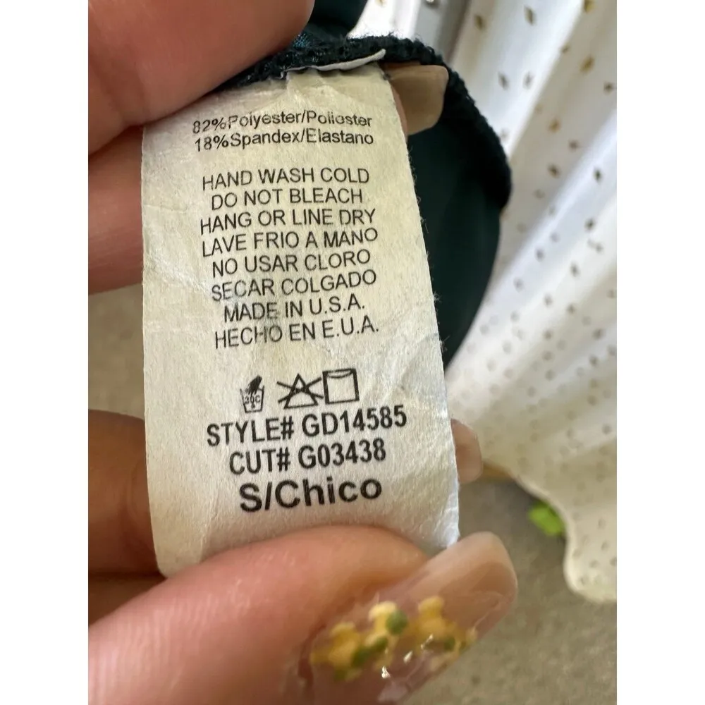 Windsor Arabella High Slit Cowl Neck Criss Cross Back Stretch Bodycon Dress S - Image 7