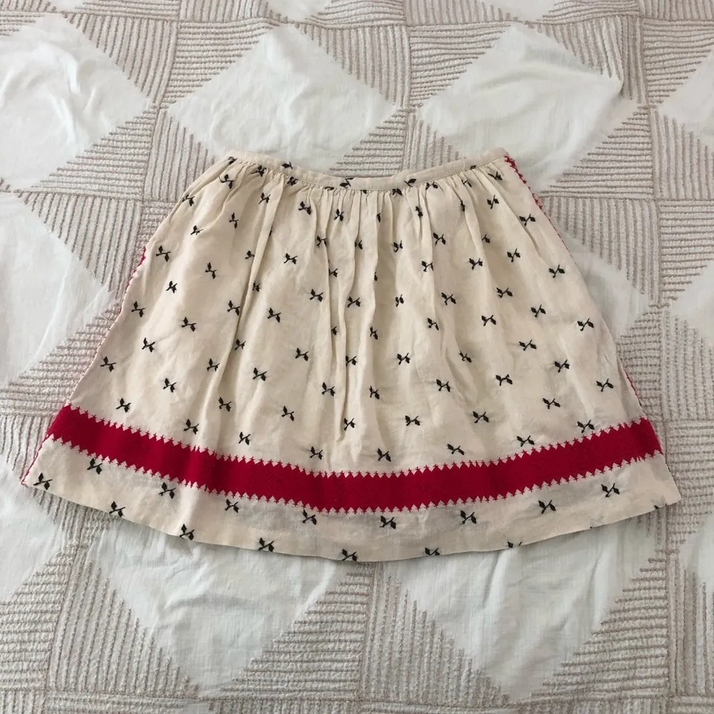 Madewell Embroidered Picnic Prairie Dainty Mini Skirt 4 Small - Image 4