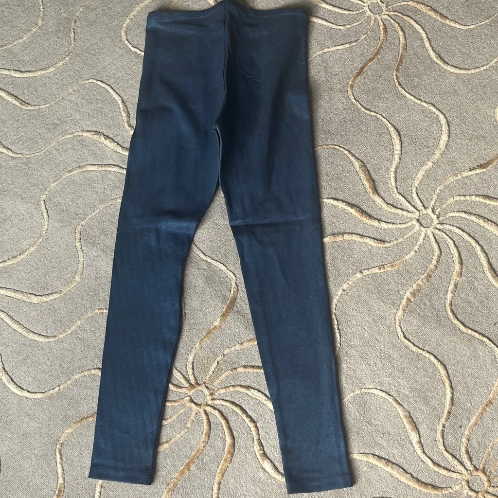 Aiko | Lacquer Blue Metallic Leggings Small - Image 6