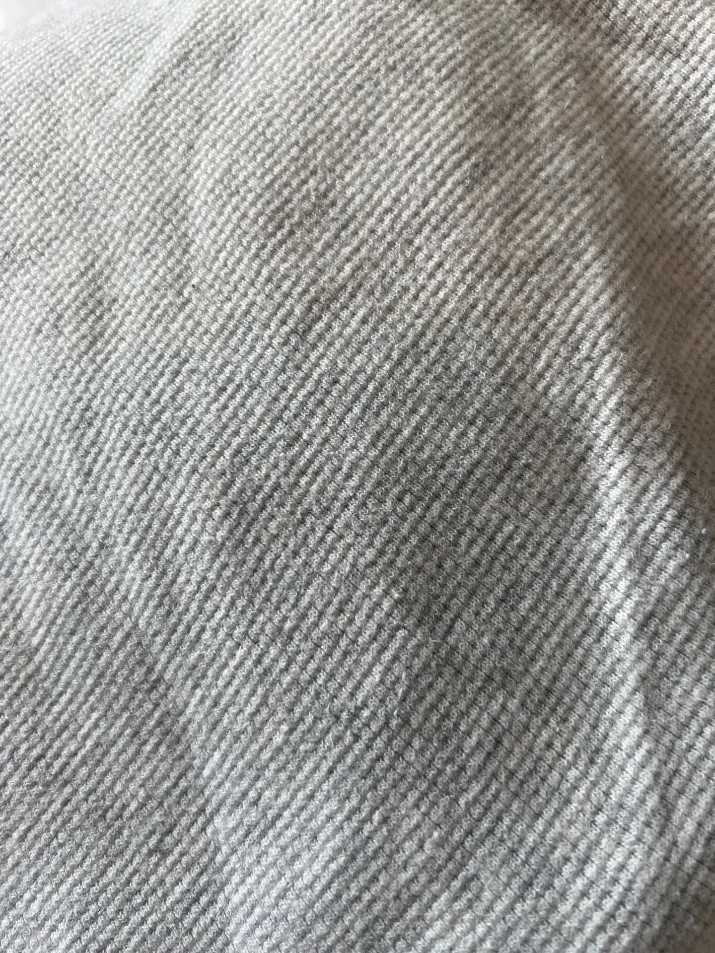 Brandy Melville Waffle Pants Grey Knit - Image 3