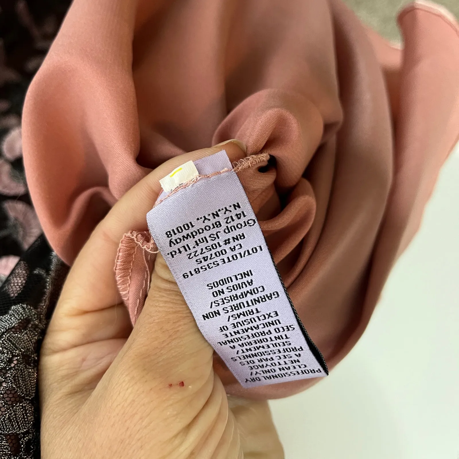 NEW JS Collections Embroidered V Neck Dress Blush multi floral Maxi gown Size 10 - Image 6