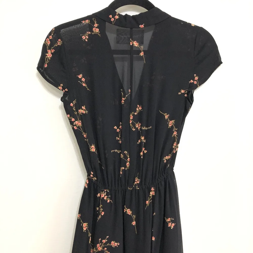Reformation Griffith Floral Collar Bodice Dress - Image 9