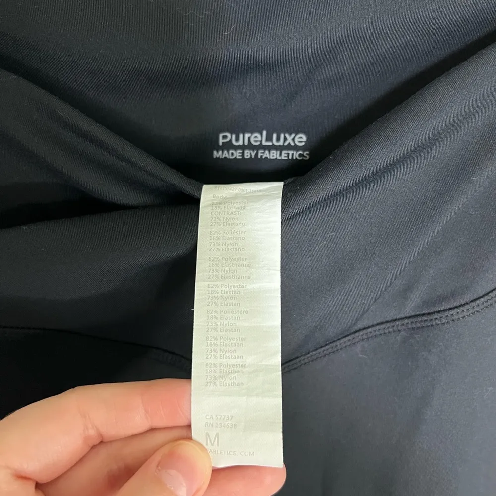 Fabletics Oasis PureLuxe High-Waisted Crossover Flares - Image 2