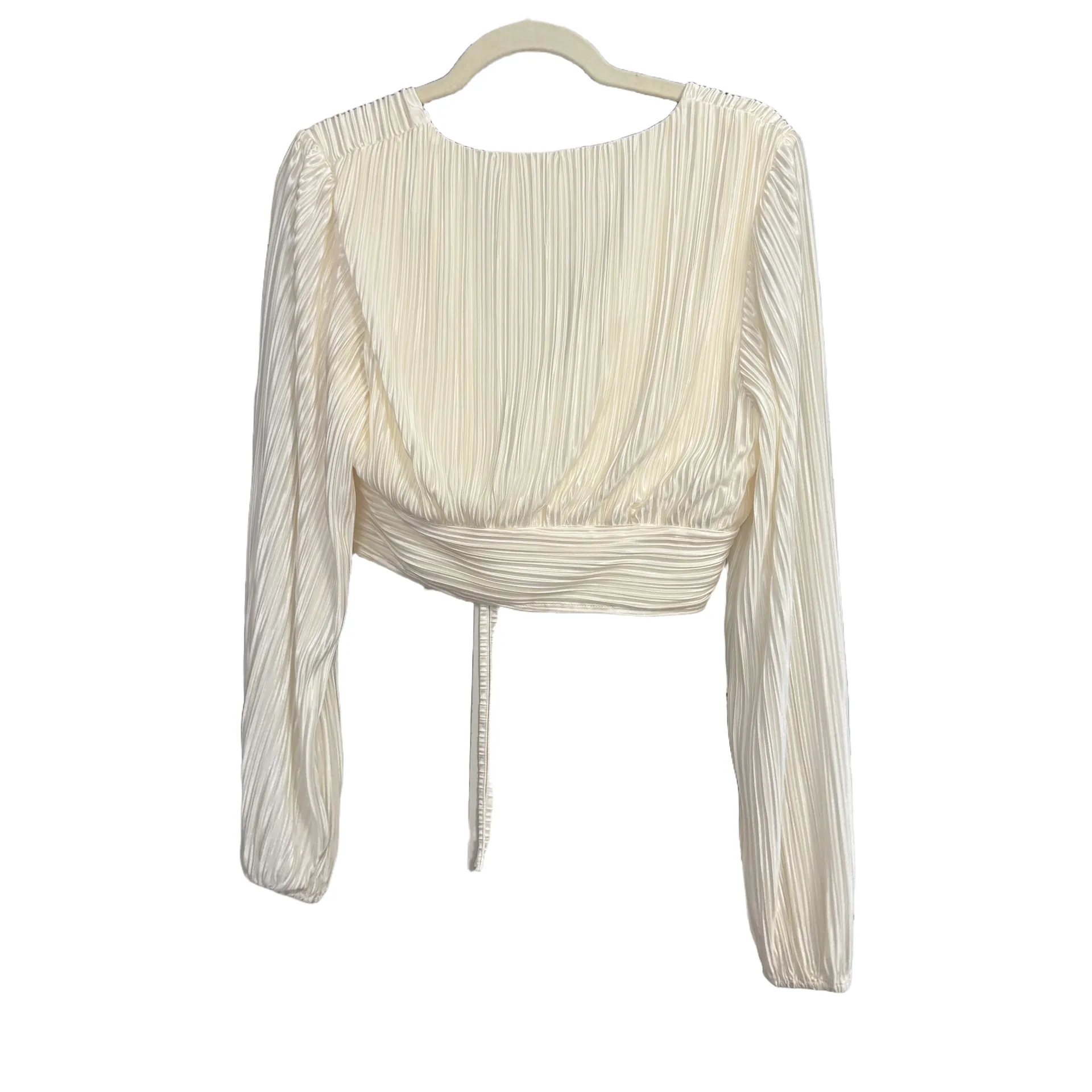 Showpo Pleated Crop Top Size 8 - Image 2