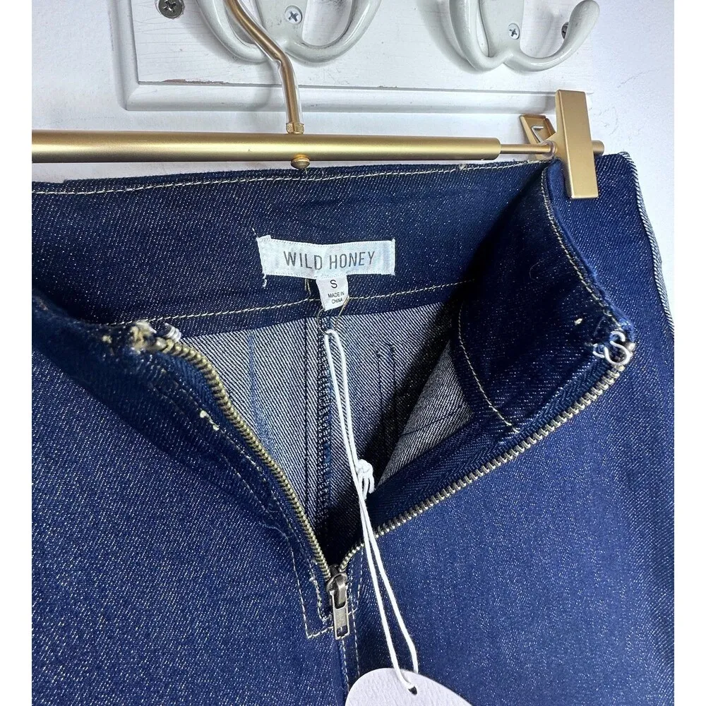 Wild Honey Glitter Stripe Jeggings | Pull-On Jeans | Size Small | NWT | Designed - Image 5