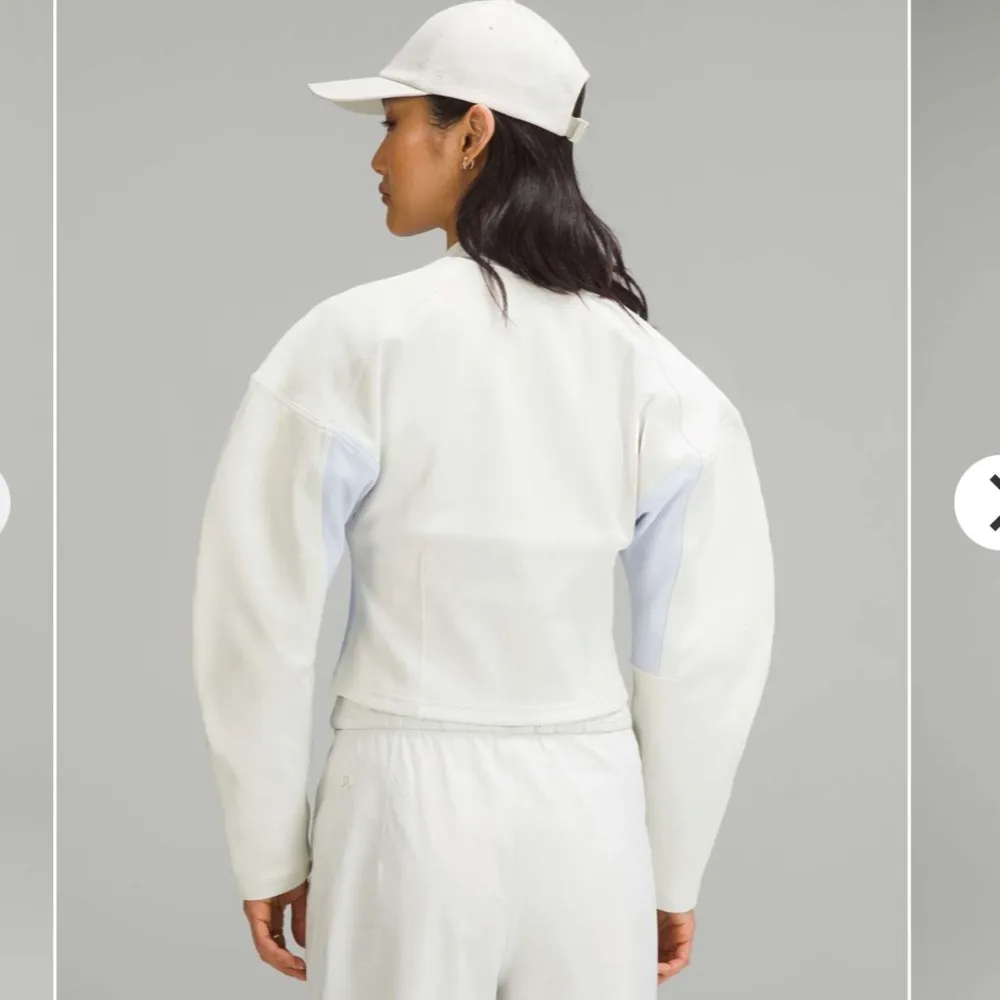 COPY - Lululemon Ribbed Luxtreme Wide-Sleeve Pullover in bone/blissful blue. Si… - Image 3