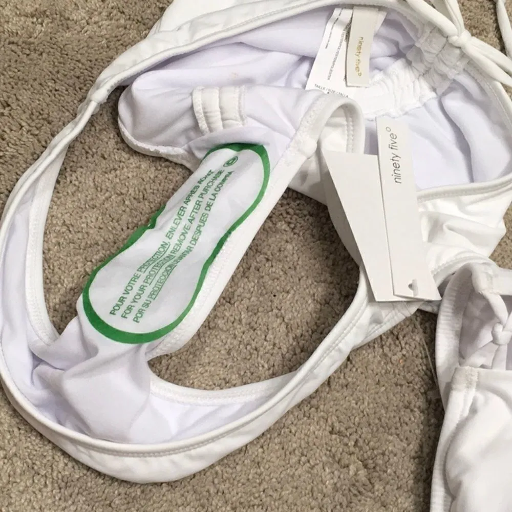 Kenneth Cole white mixed bikini. NWT - Image 11