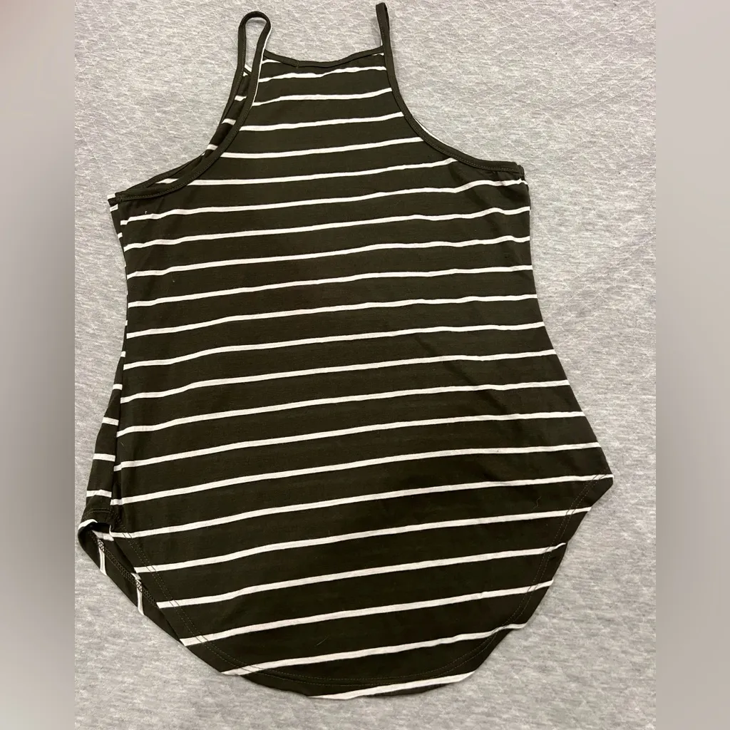 Striped Zodiac Tank Top MD Black Size M - Image 2