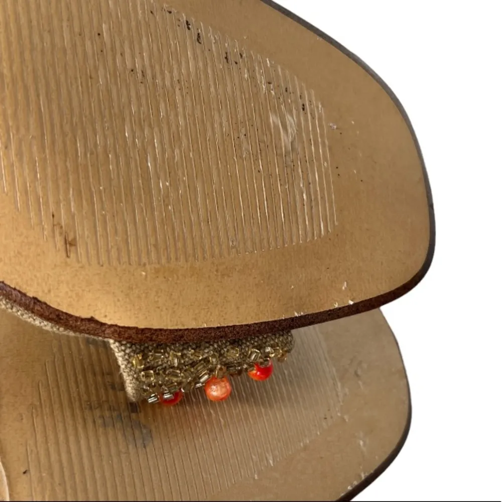 Le Saunda Beaded Kitten Heels Size 6.5 - Image 5