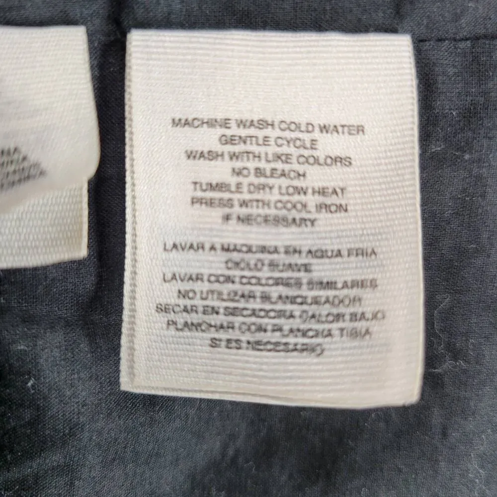 RACHEL Rachel Roy Womens Dress 6 Black Gray Ikat Print Criss Cross Straps Mini - Image 10