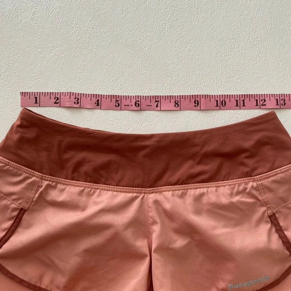 Patagonia Women’s Barely Baggies Running Shorts XS | Rose Clay Coral Pink Active - Image 4