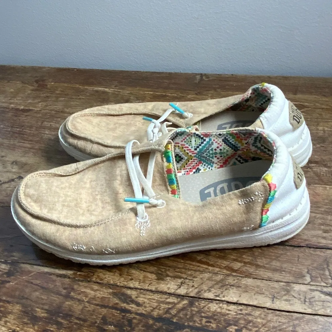 Hey Dude‎ Windy Boho shoes size 6 Tan - Image 4