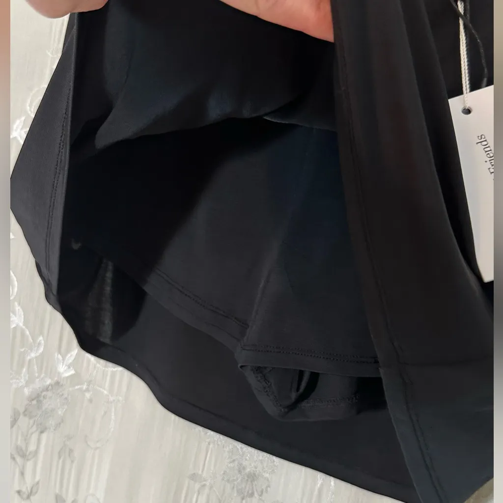 Lovers + Friends Revolve Layla Black Mini Skort Size Medium NWT - Image 8