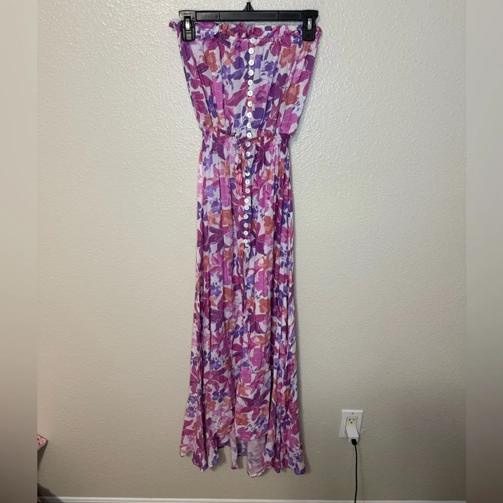 Tiare Hawaii Ryden Maxi Dress in Tropics Fuchsia - Image 2