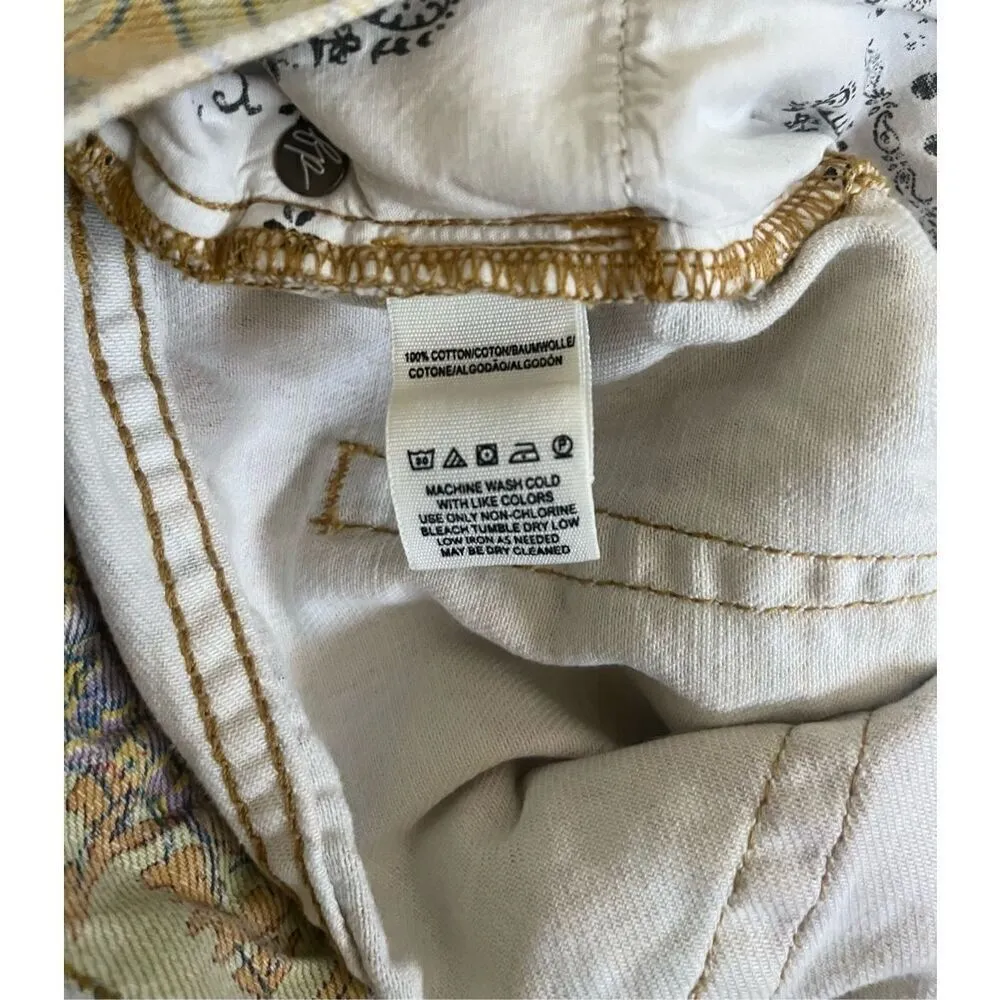 Free‎ People Alani Banana Floral Printed Cutoff Shorts - Image 6