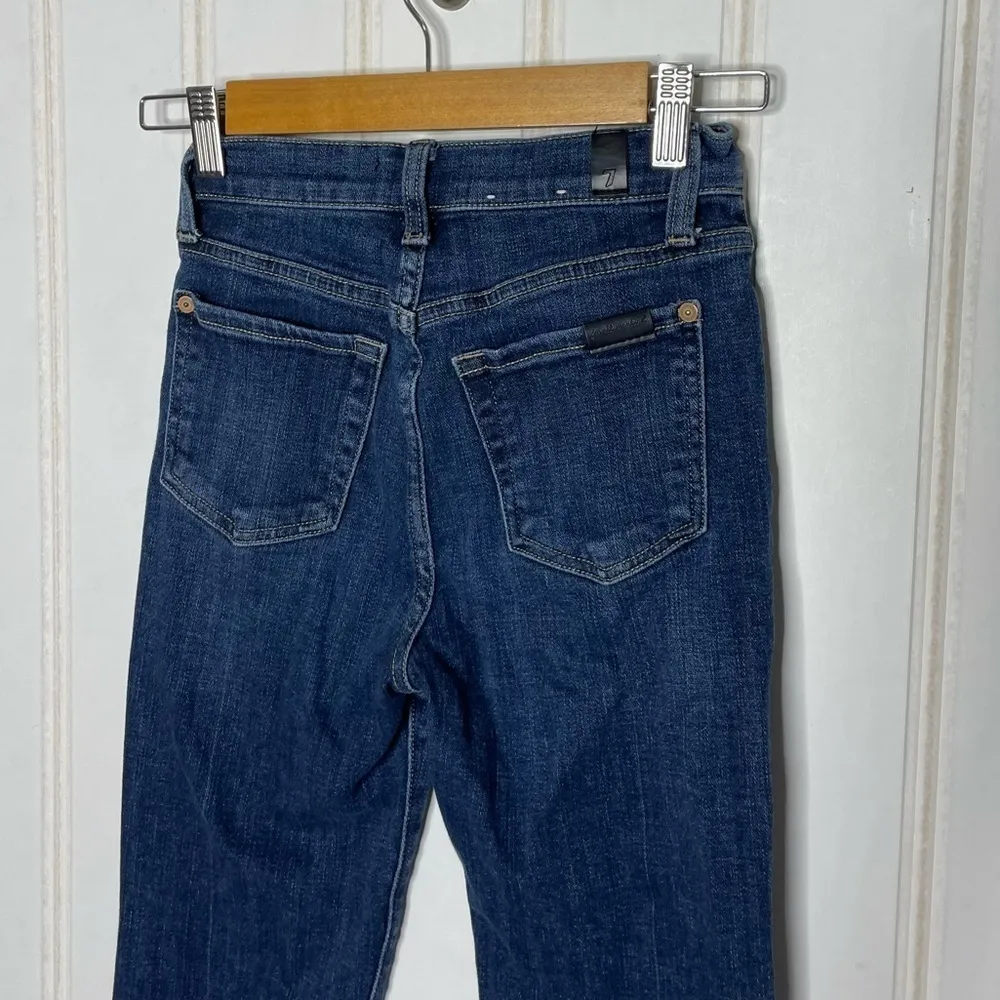 7 For All Mankind High Waist Slim Kick Jeans - Image 6