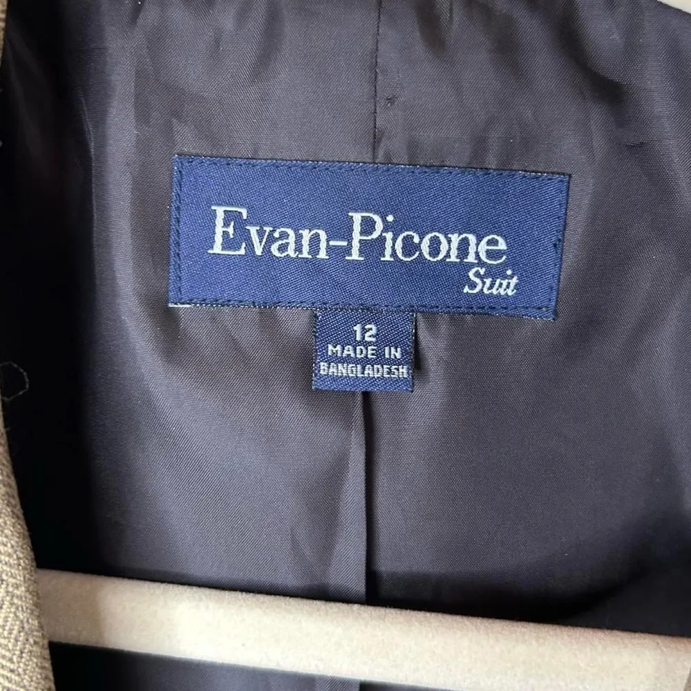 Vintage Herringbone Blazer | Sz 12 - Image 6