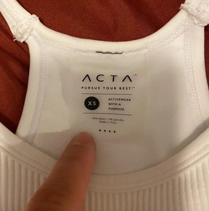 Acta Wear Seamless Ribbed Tank Bra - Image 6