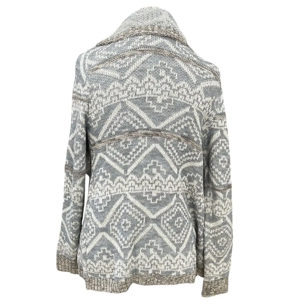 Blu Pepper Womens Cardigan Shrug Wrap Open Sweater Sz Small Tribal Bohemian Boho - Image 3