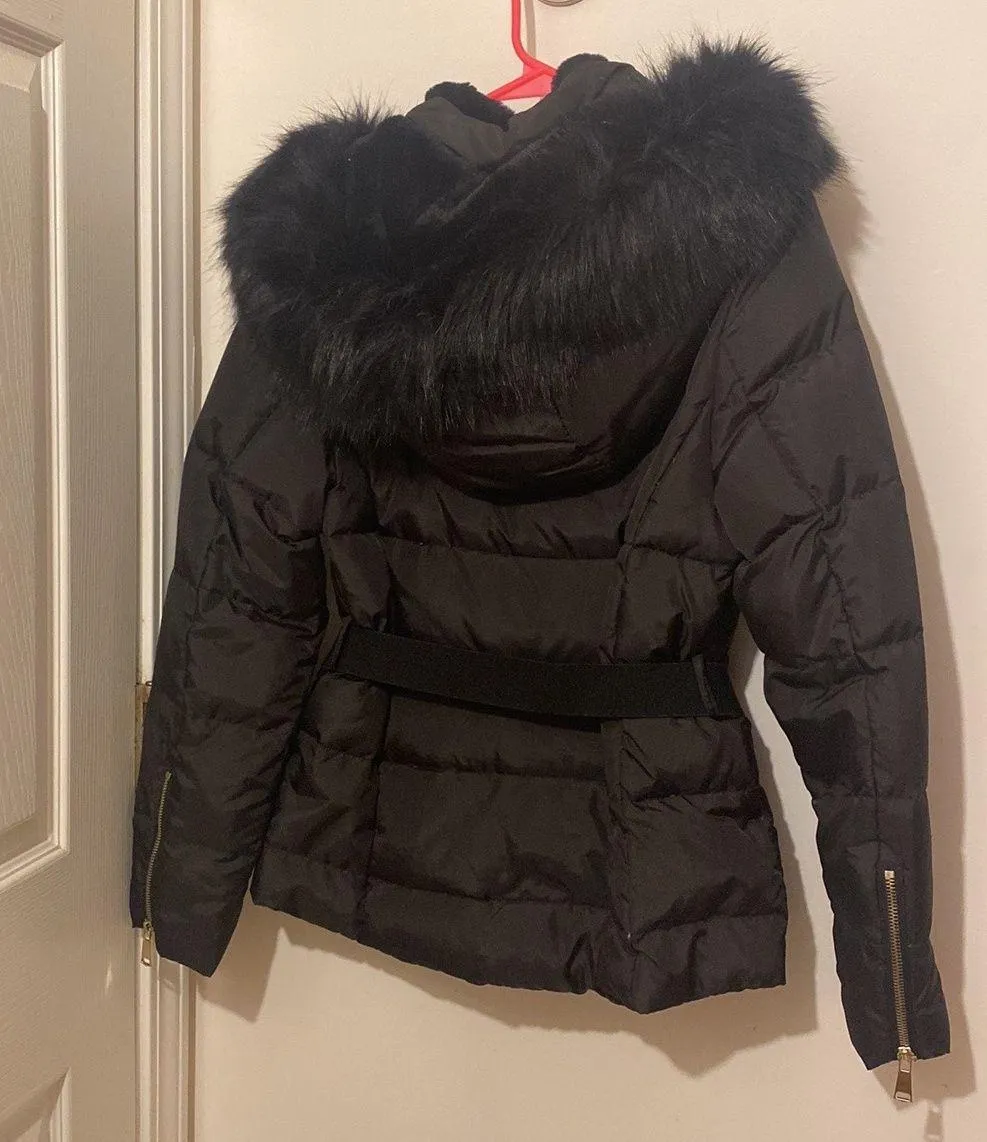 Black Puffer Jacket Size M - Image 4
