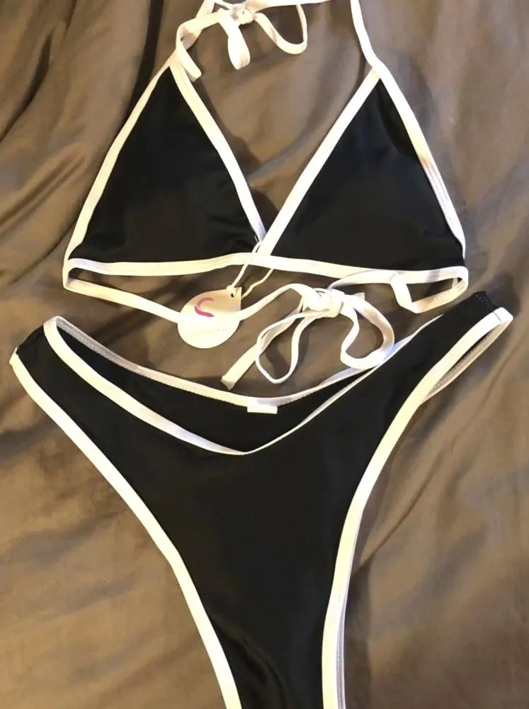 Urban Outfitters NWT black bikini - Image 4