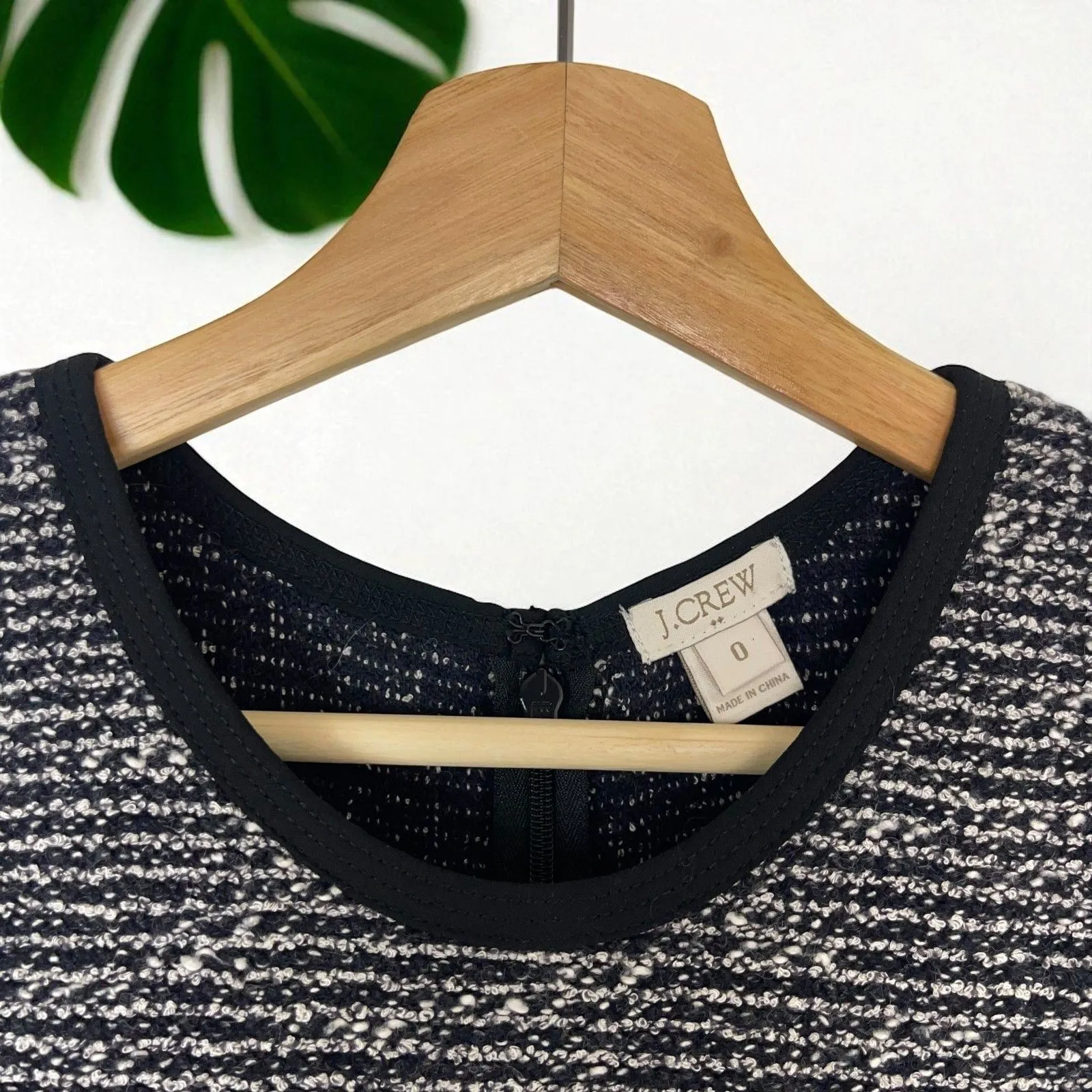 J. Crew Sleeveless Tweed Flare Dress - Image 11