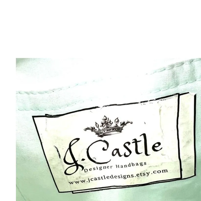 Artisan J. Castle Designer Bag Handbag Purse Tote Large Japanese Asian Noren - Image 5