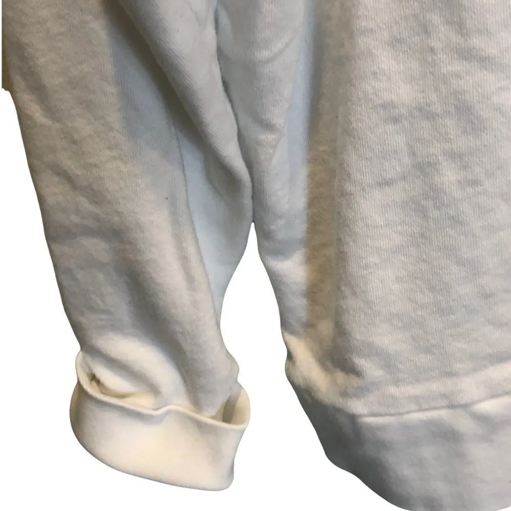 Joe Fresh Long Sleeved White Sweatshirt with “THAT GIRL” printed across front - Image 8