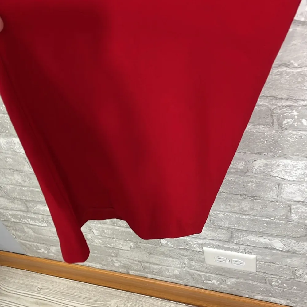 Nanette Lepore Red Crepe Wide Leg Pant - Image 3