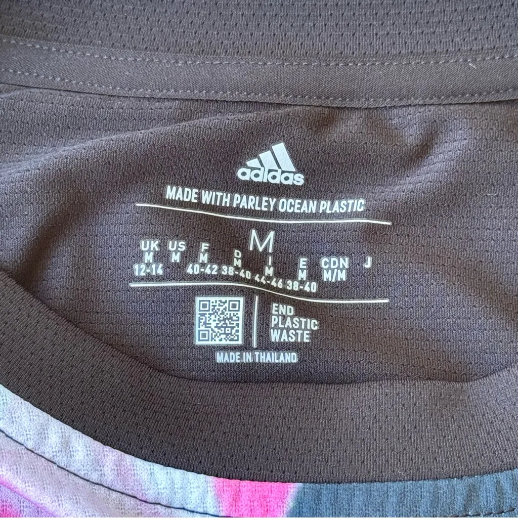 Adidas Women’s Tennis Colorful Graphic US Series Tank Top Medium - Image 3