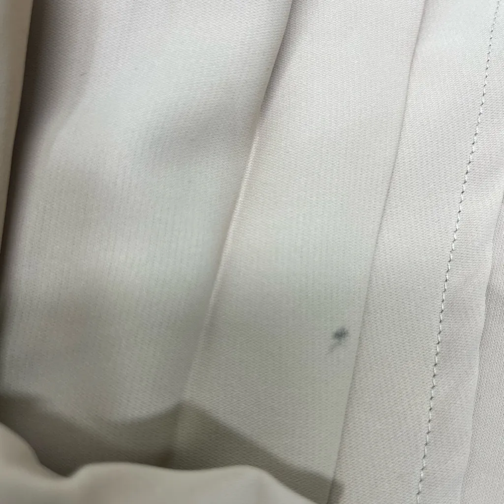 MADEPANTS WIDE LEG PANT W/SKIRT OVERLAY SIDE ZIP ELASTIC BACK XL TAN NEW - Image 16